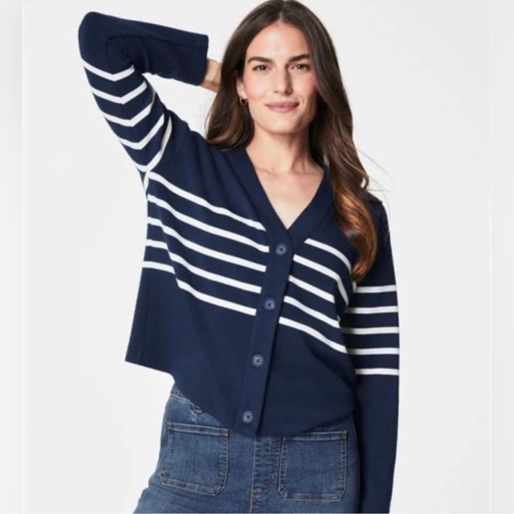 Spanx AirEssentials Striped Cardigan